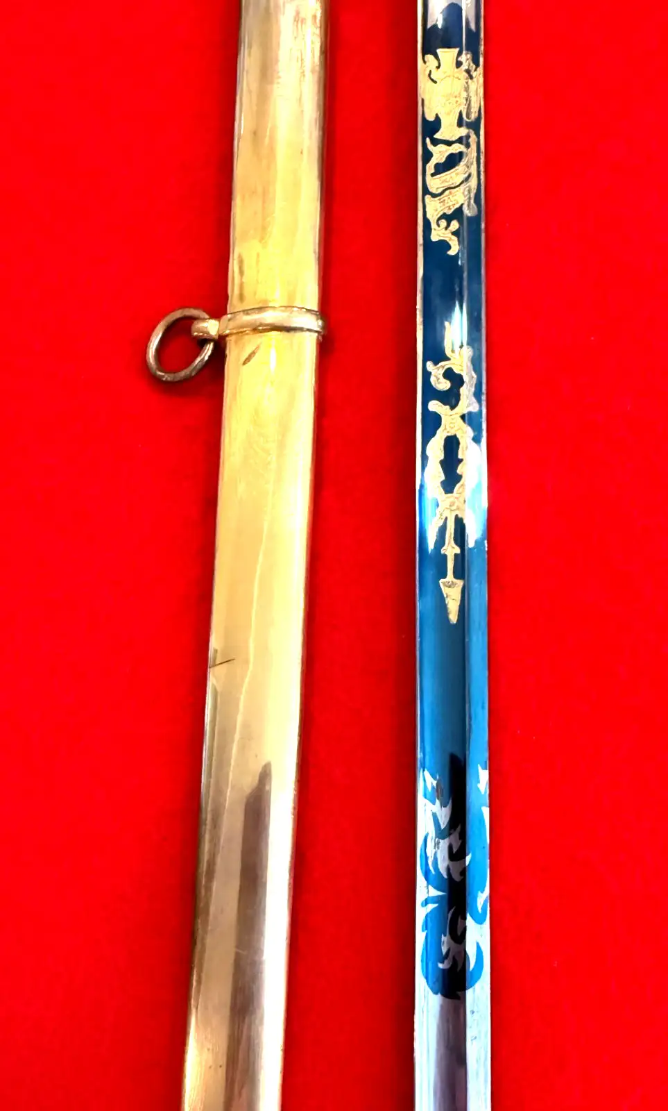 US Pre-Civil War Eagle Head Officer Sword - View 10