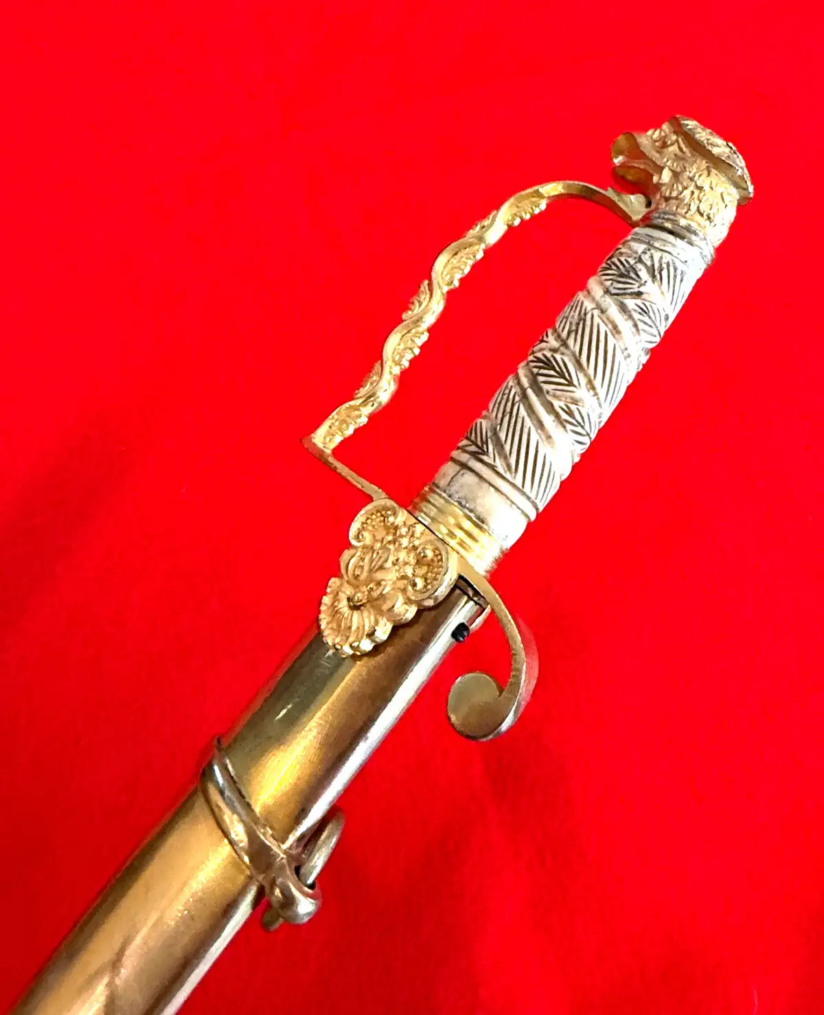 US Pre-Civil War Eagle Head Officer Sword - View 13