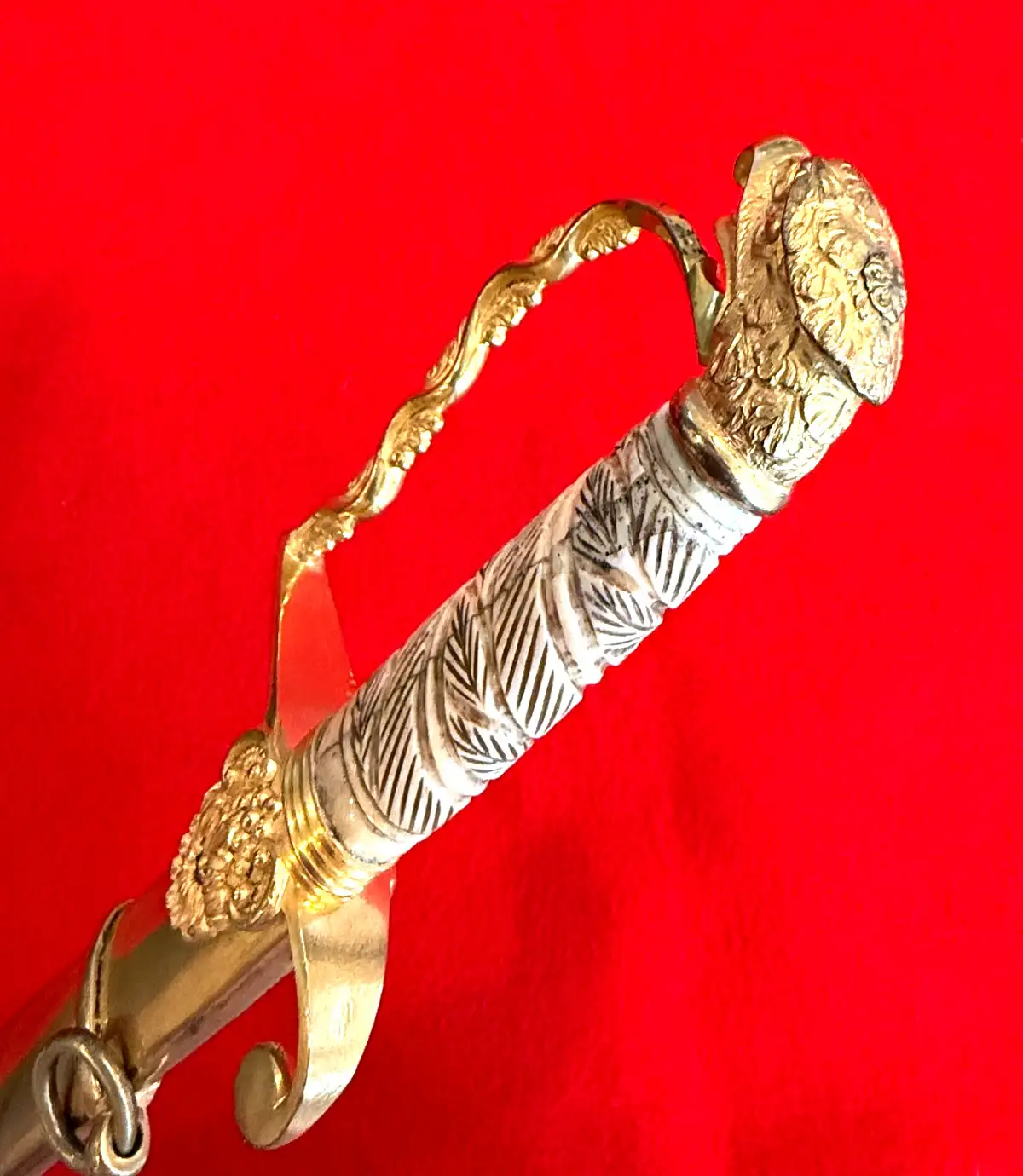 US Pre-Civil War Eagle Head Officer Sword - View 16