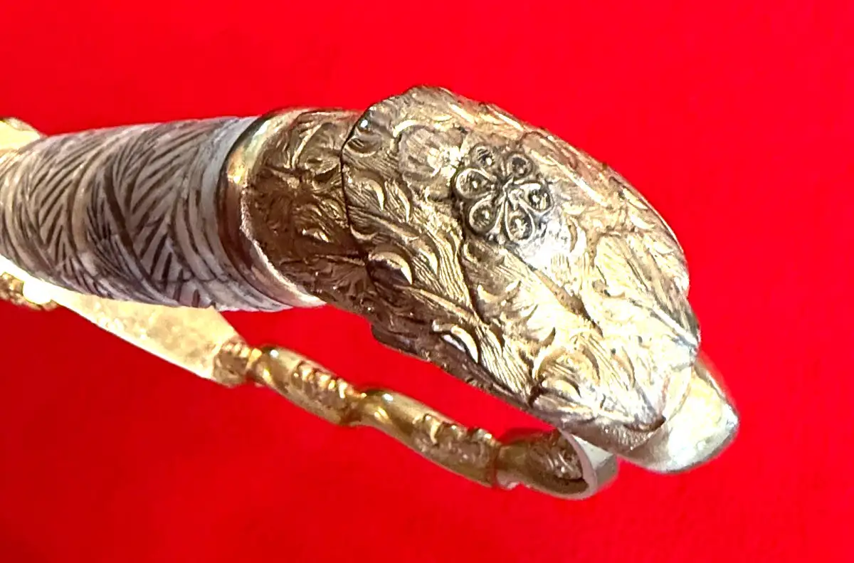 US Pre-Civil War Eagle Head Officer Sword - View 18