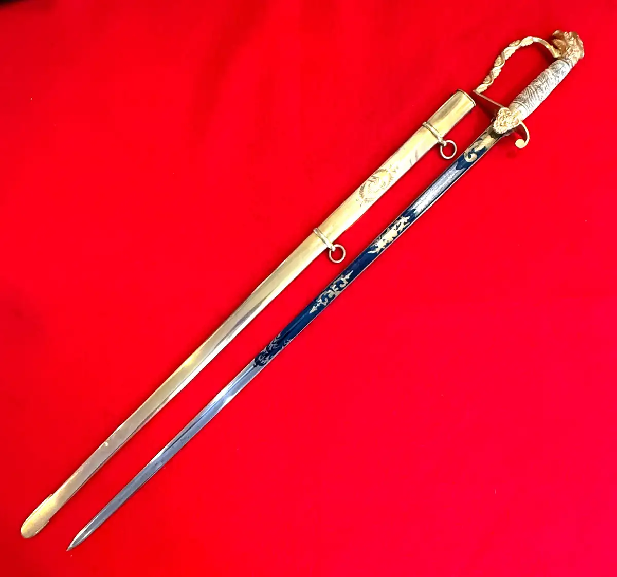 US Pre-Civil War Eagle Head Officer Sword - View 3