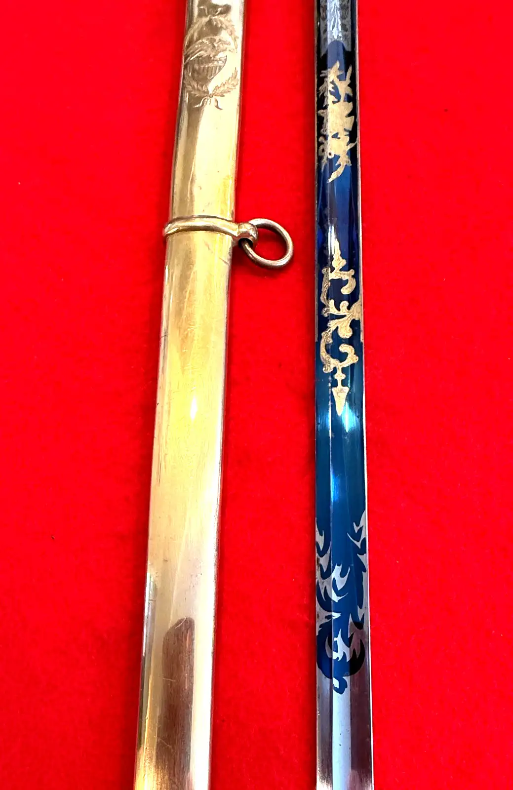 US Pre-Civil War Eagle Head Officer Sword - View 6