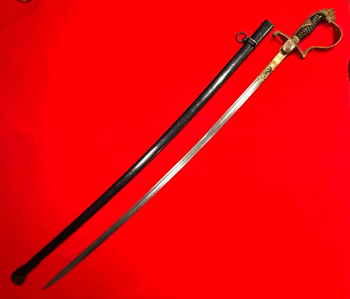 Imperial German WW1 Damascus Officer's Sword - View 3