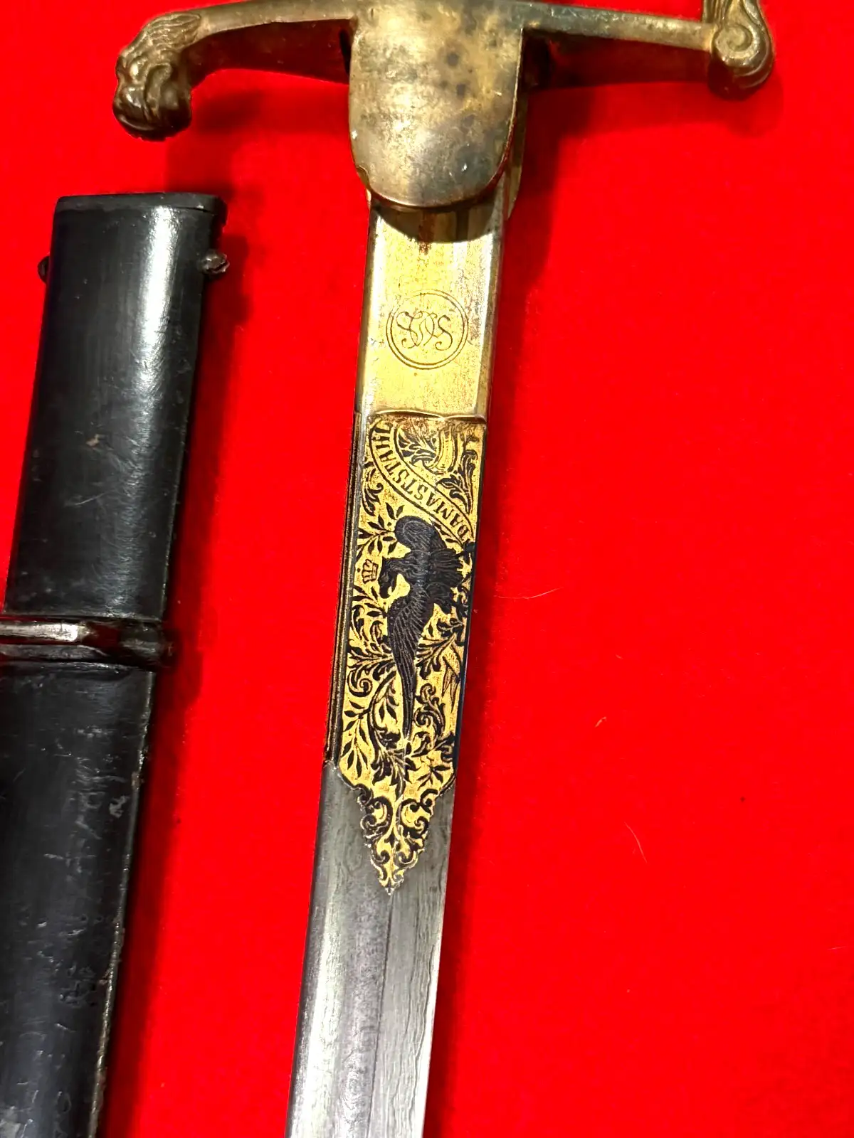 Imperial German WW1 Damascus Officer's Sword - View 4