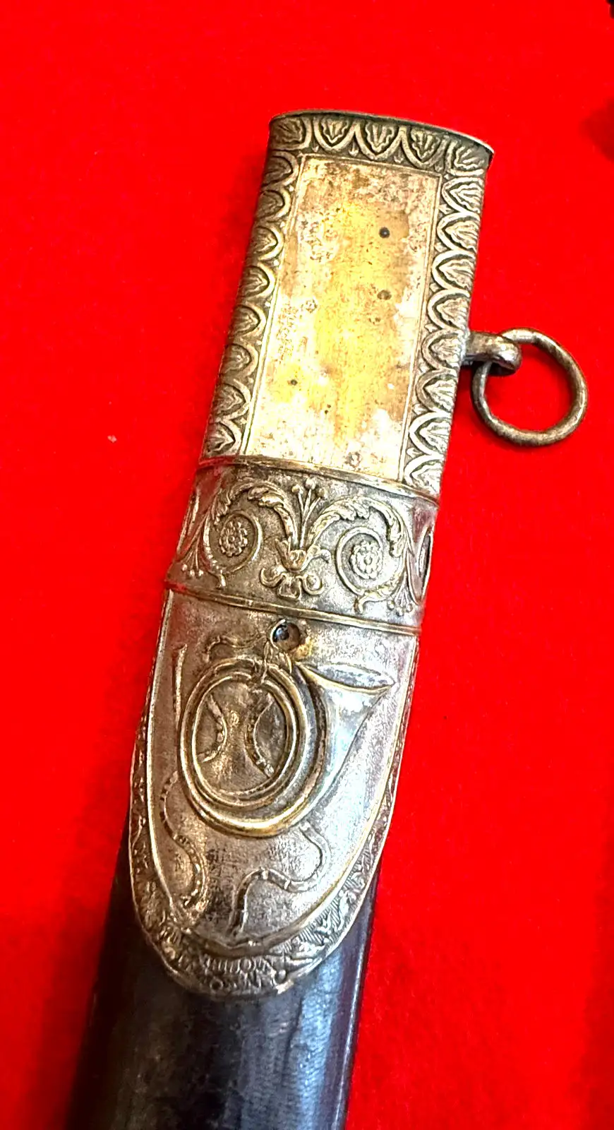 German 19th Century Damascus Hunting Sword - View 14