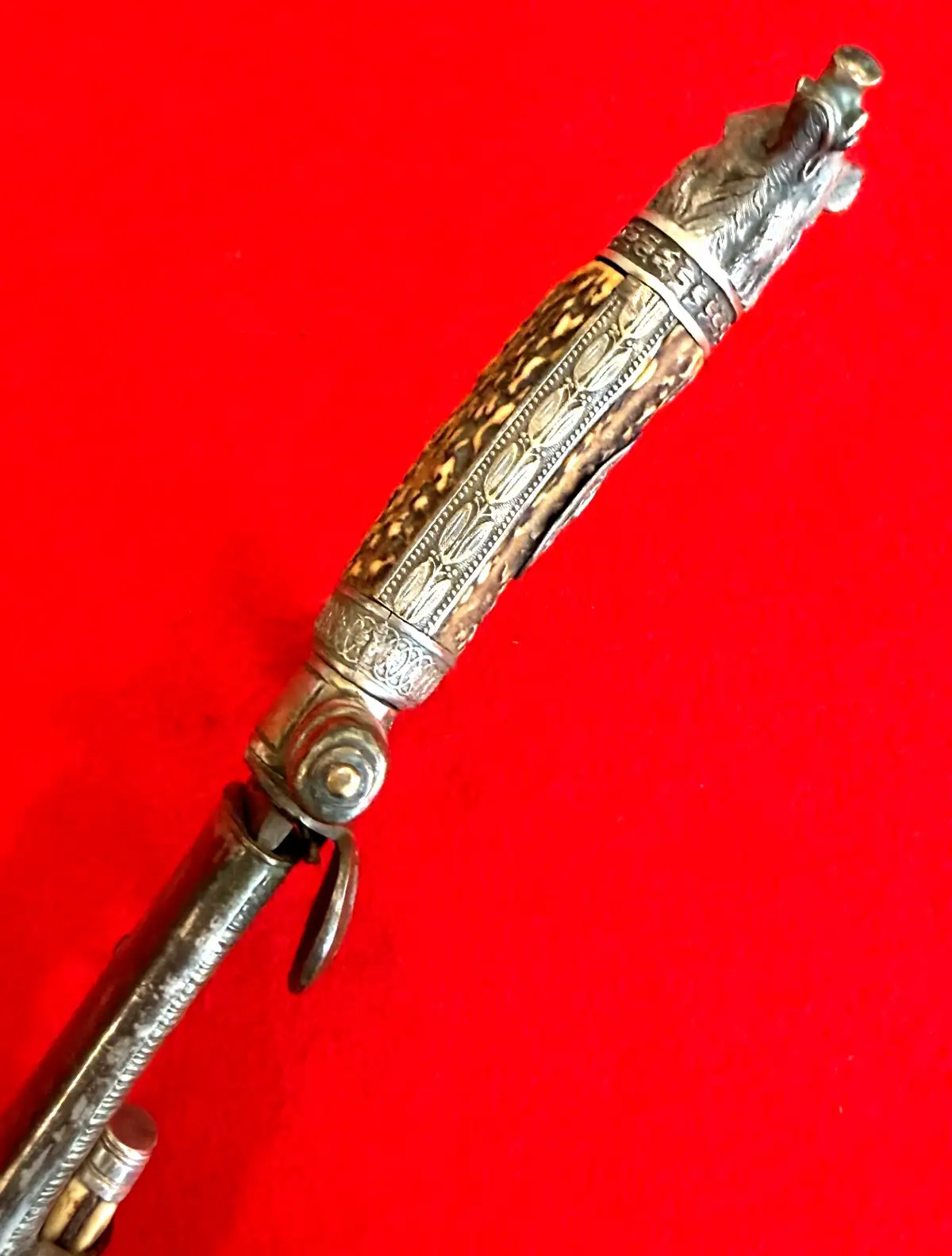 German 19th Century Damascus Hunting Sword - View 18
