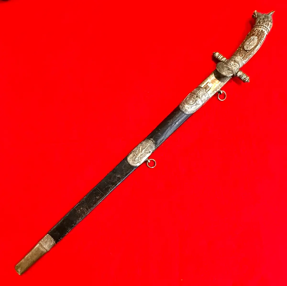 German 19th Century Damascus Hunting Sword alternate view
