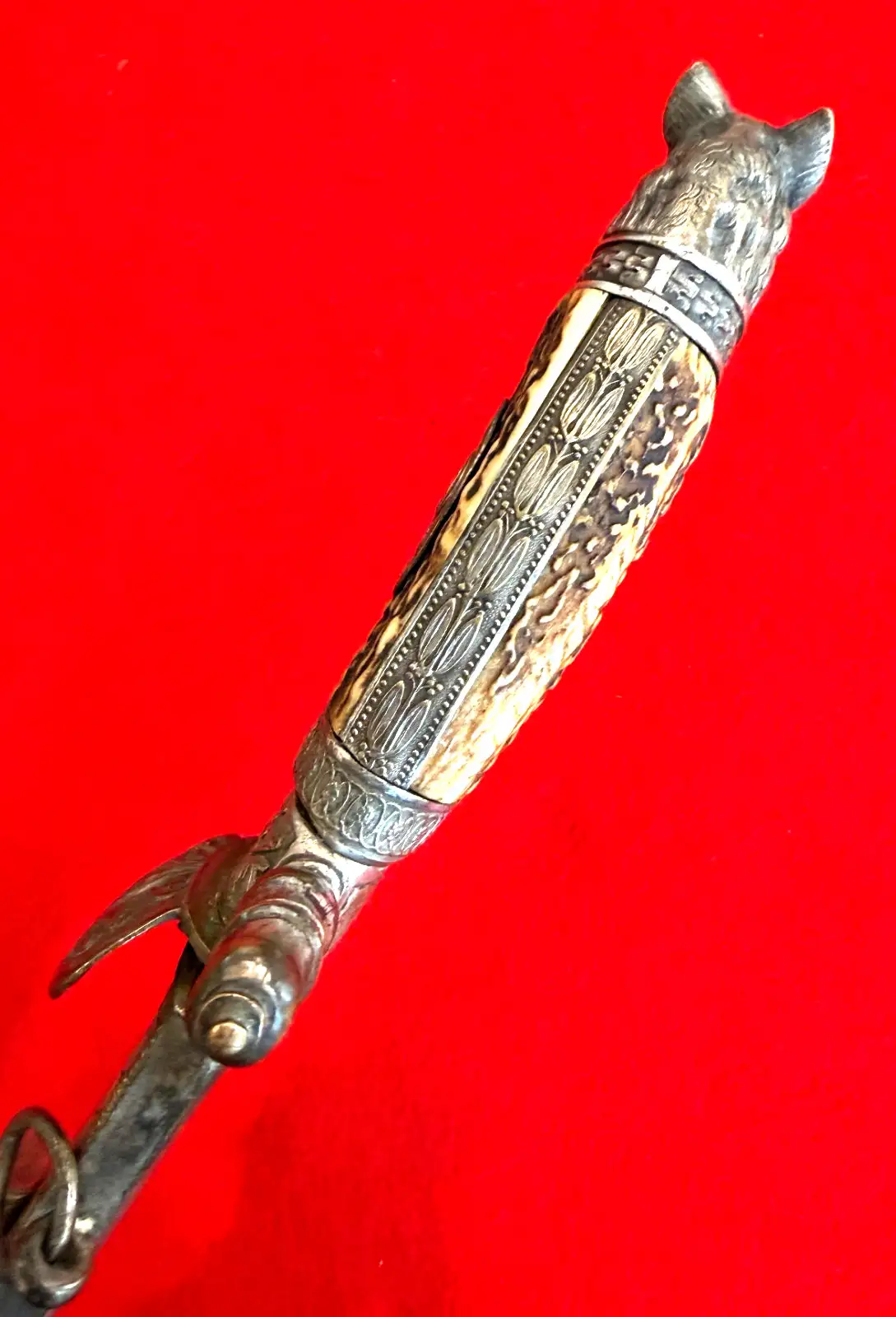 German 19th Century Damascus Hunting Sword - View 20