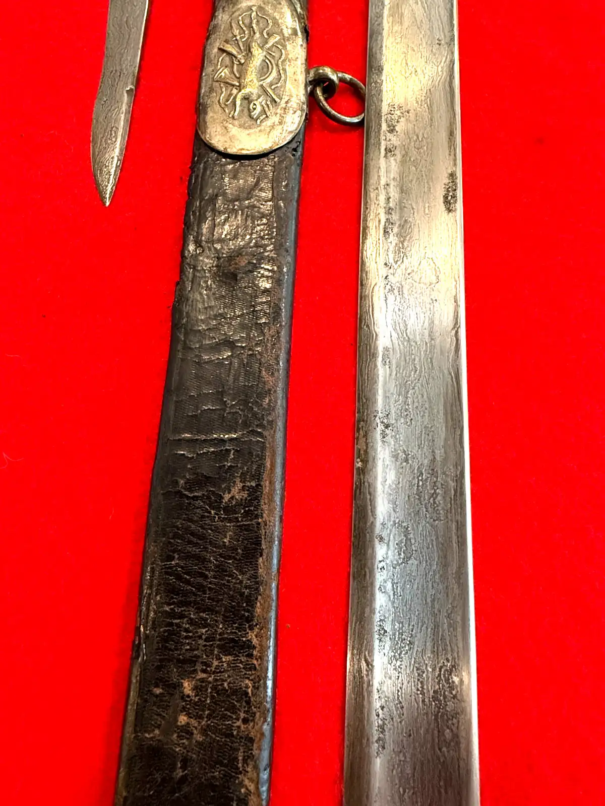 German 19th Century Damascus Hunting Sword - View 6