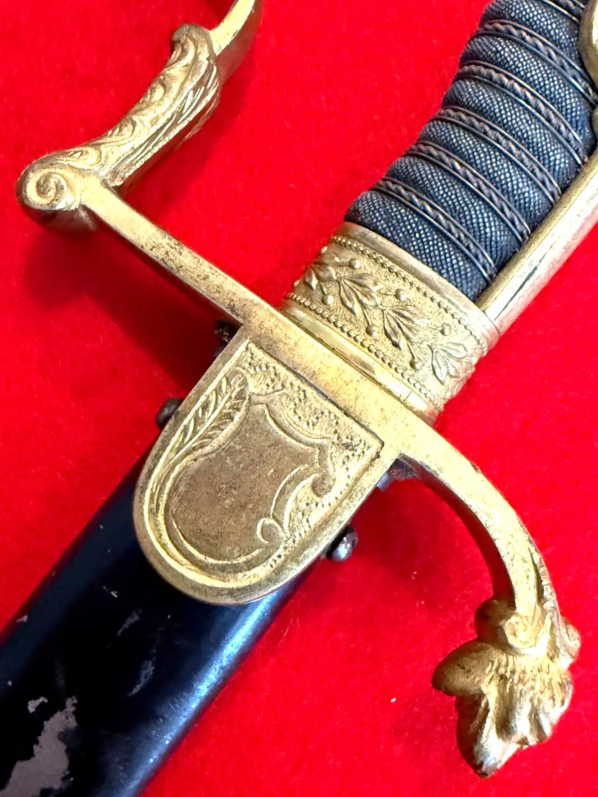 German WKC Solingen Lion Head Officer Sword - View 14