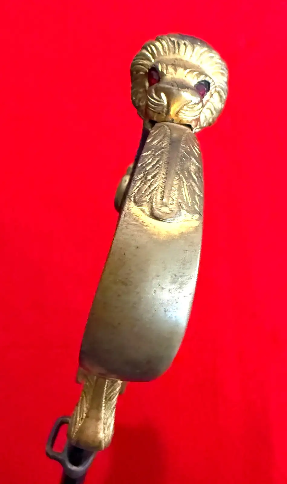 German WKC Solingen Lion Head Officer Sword - View 18