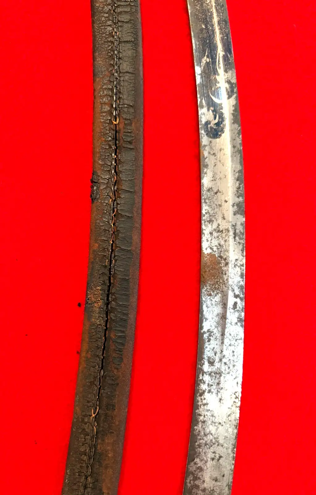 US 1830s Blued and Gilt Militia Officer Sword - View 10