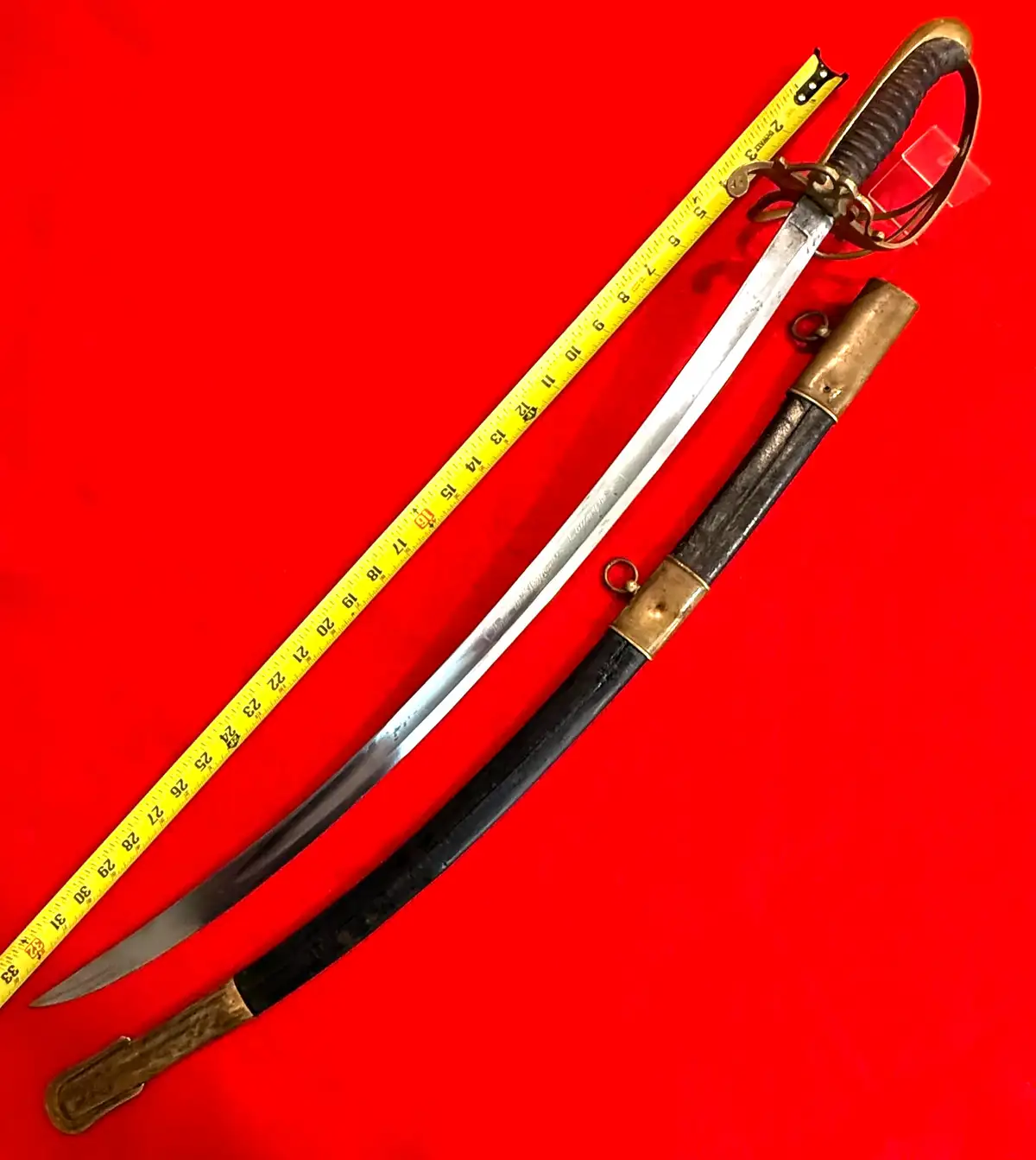 Antique Artillery Company Sword Dated 1638 - 4