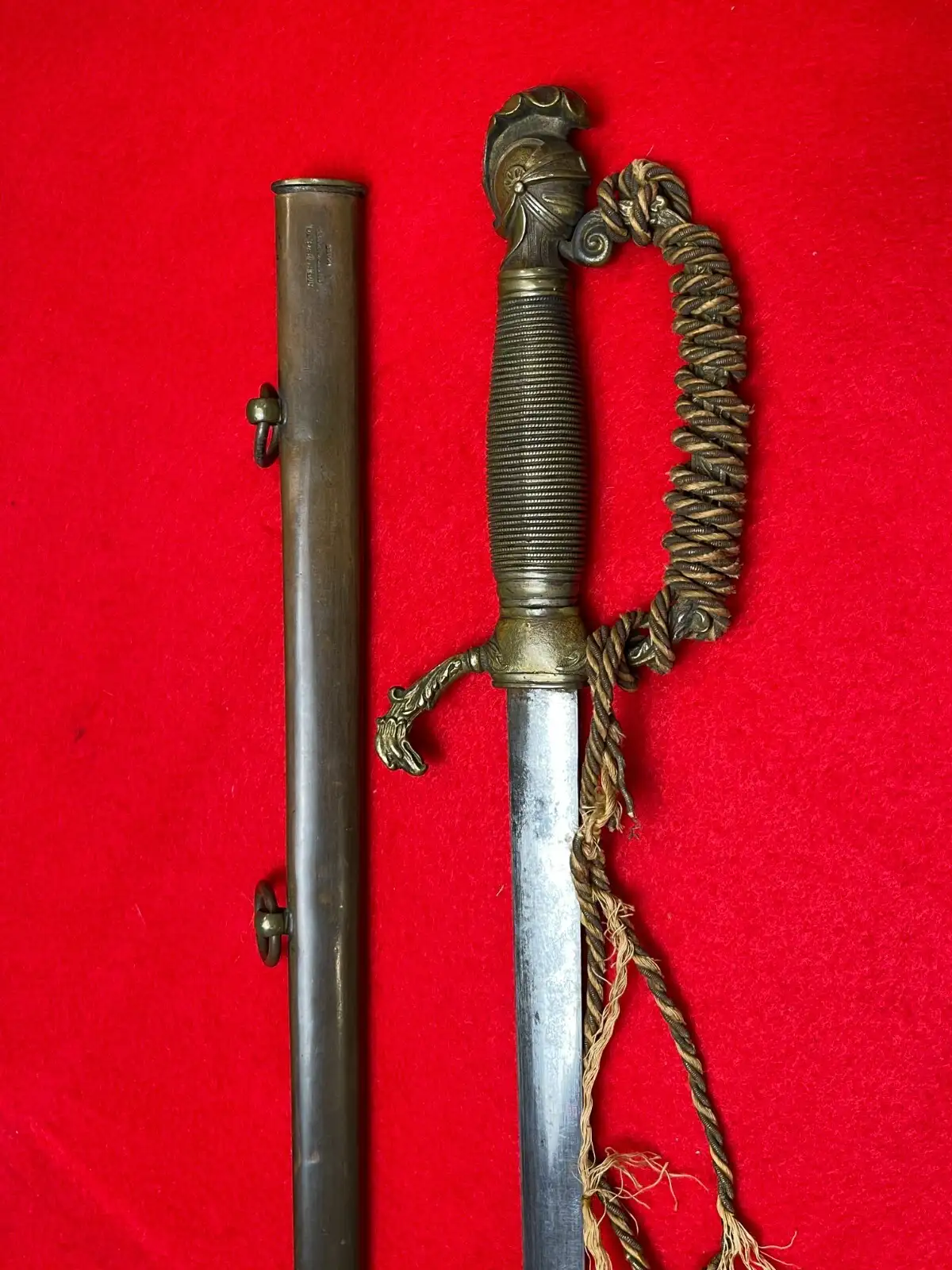 Original American Civil War Ames Knights Head Sword - View 3