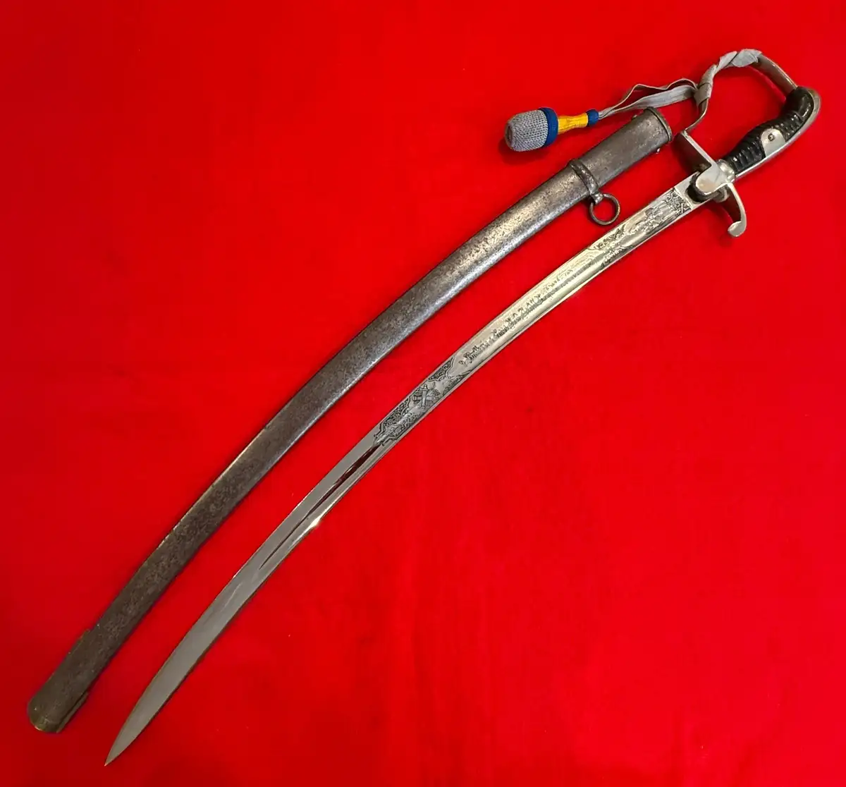 Original German Imperial Bavarian M1889 Sword alternate view