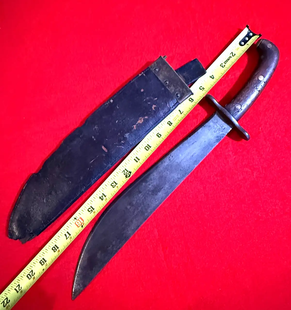 Original US WW1 M1909 Bolo Fighting Knife - View 3
