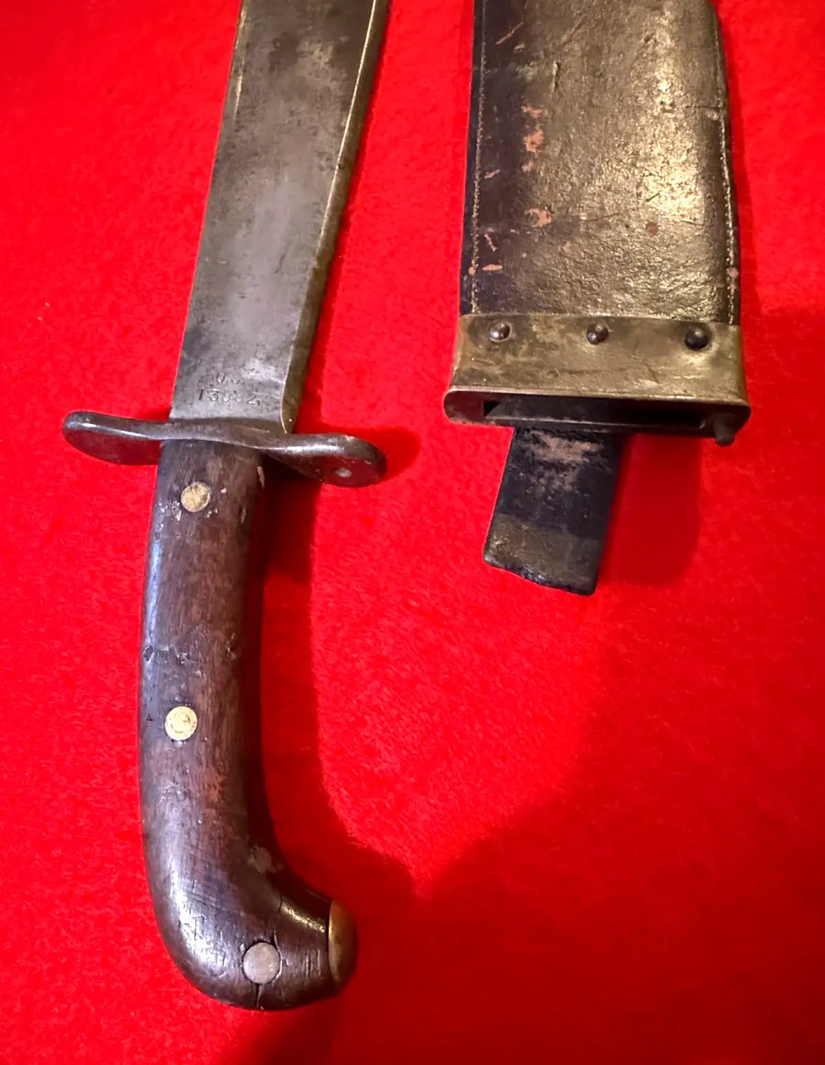 Original US WW1 M1909 Bolo Fighting Knife - View 8