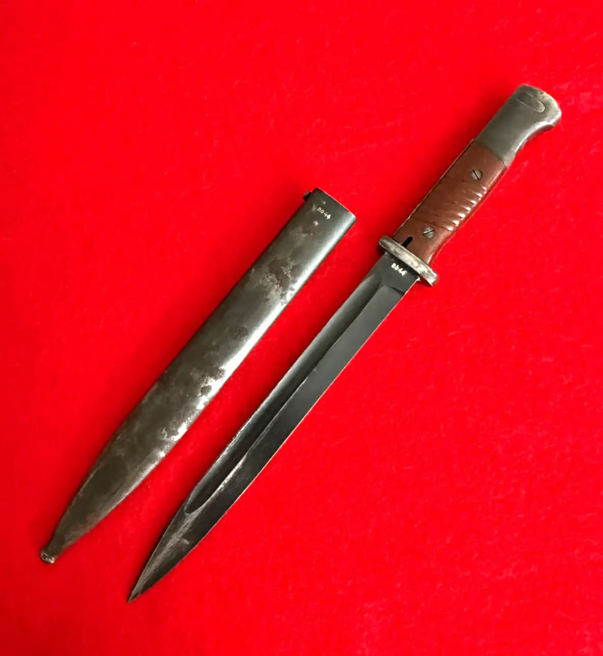 Original German WW2 K98 Mauser Bayonet alternate view