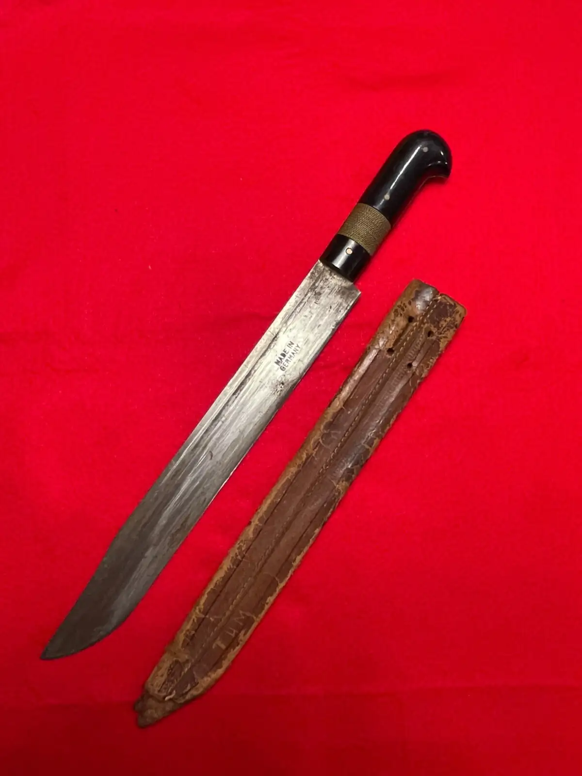 Original German Post-War 12" Butcher Knife - View 3