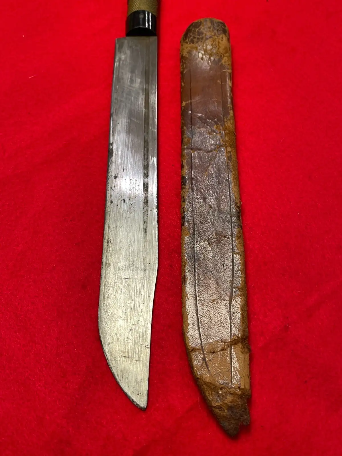 Original German Post-War 12" Butcher Knife - View 4