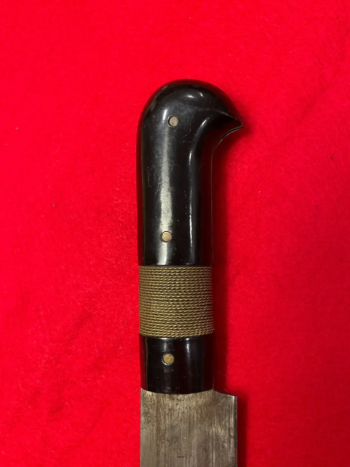 Original German Post-War 12" Butcher Knife - View 7