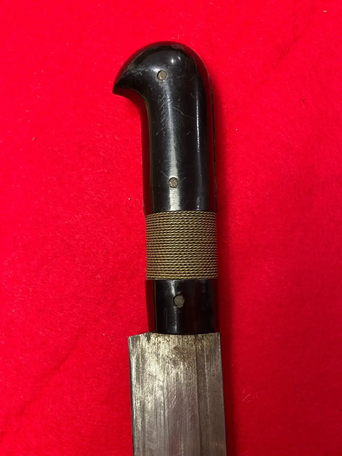 Original German Post-War 12" Butcher Knife - View 8