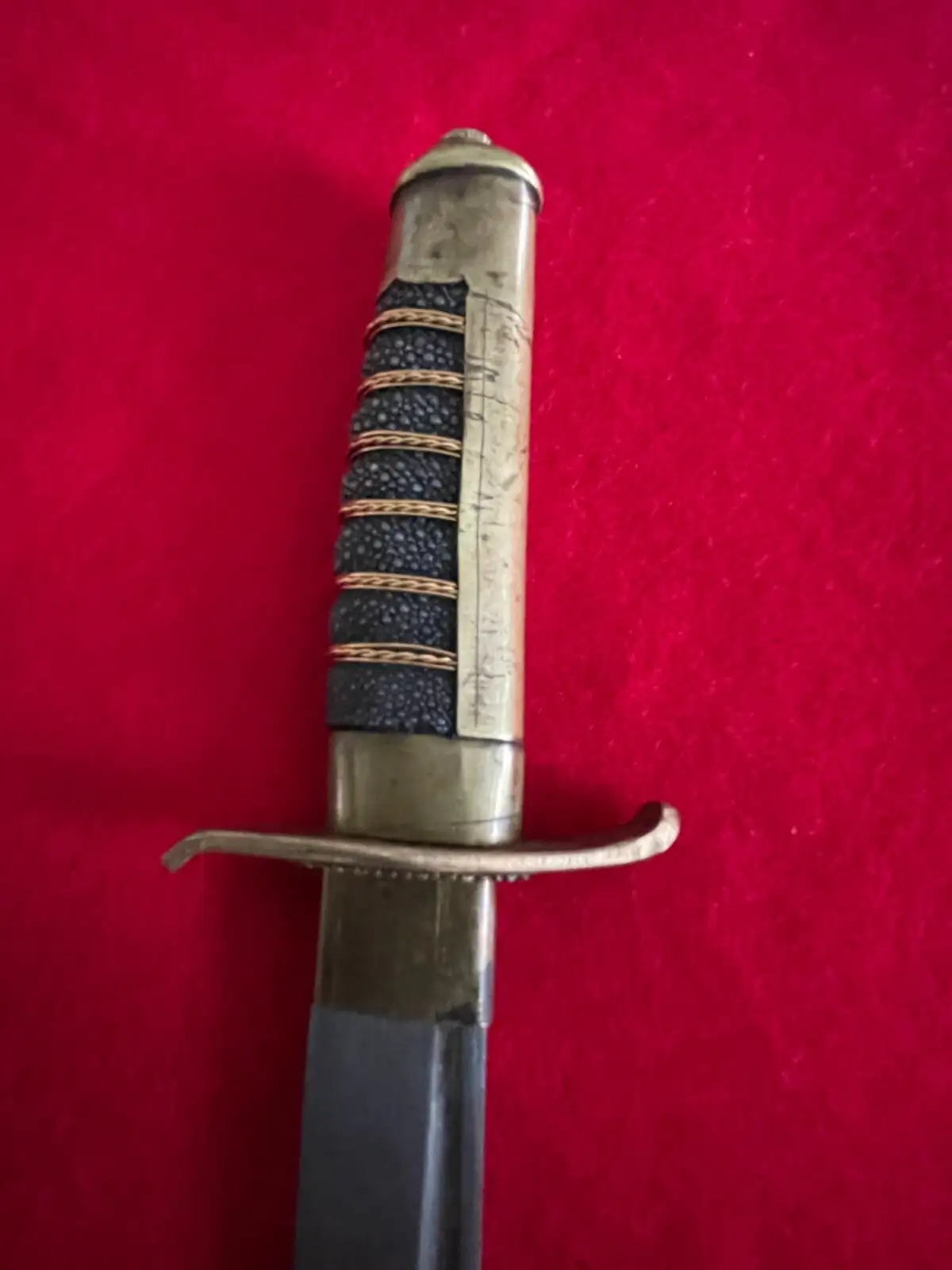 Original Japanese WW2 Police Tanto Dagger - View 10