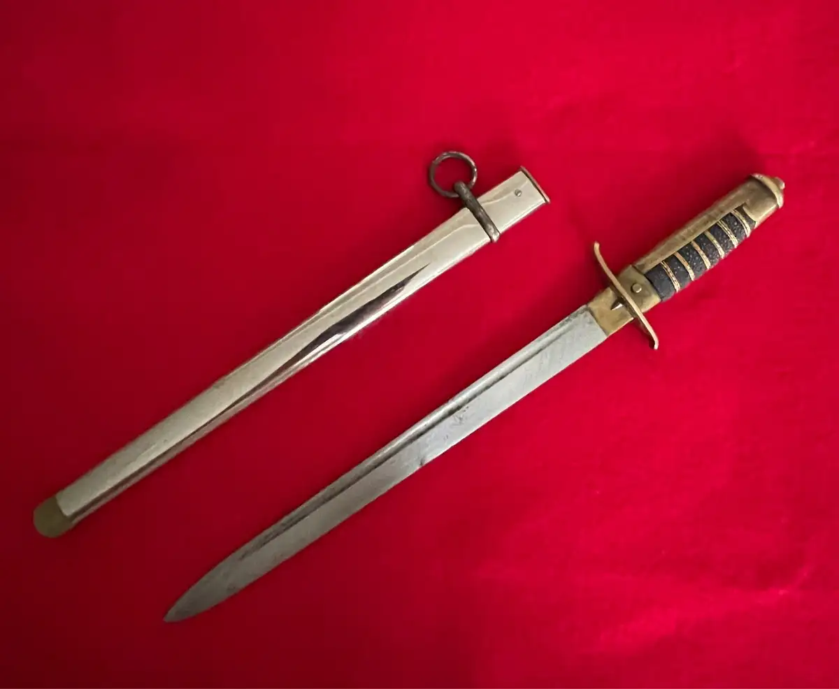 Original Japanese WW2 Police Tanto Dagger - View 3