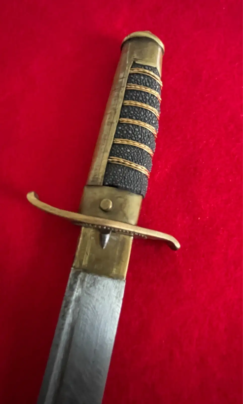 Original Japanese WW2 Police Tanto Dagger - View 4