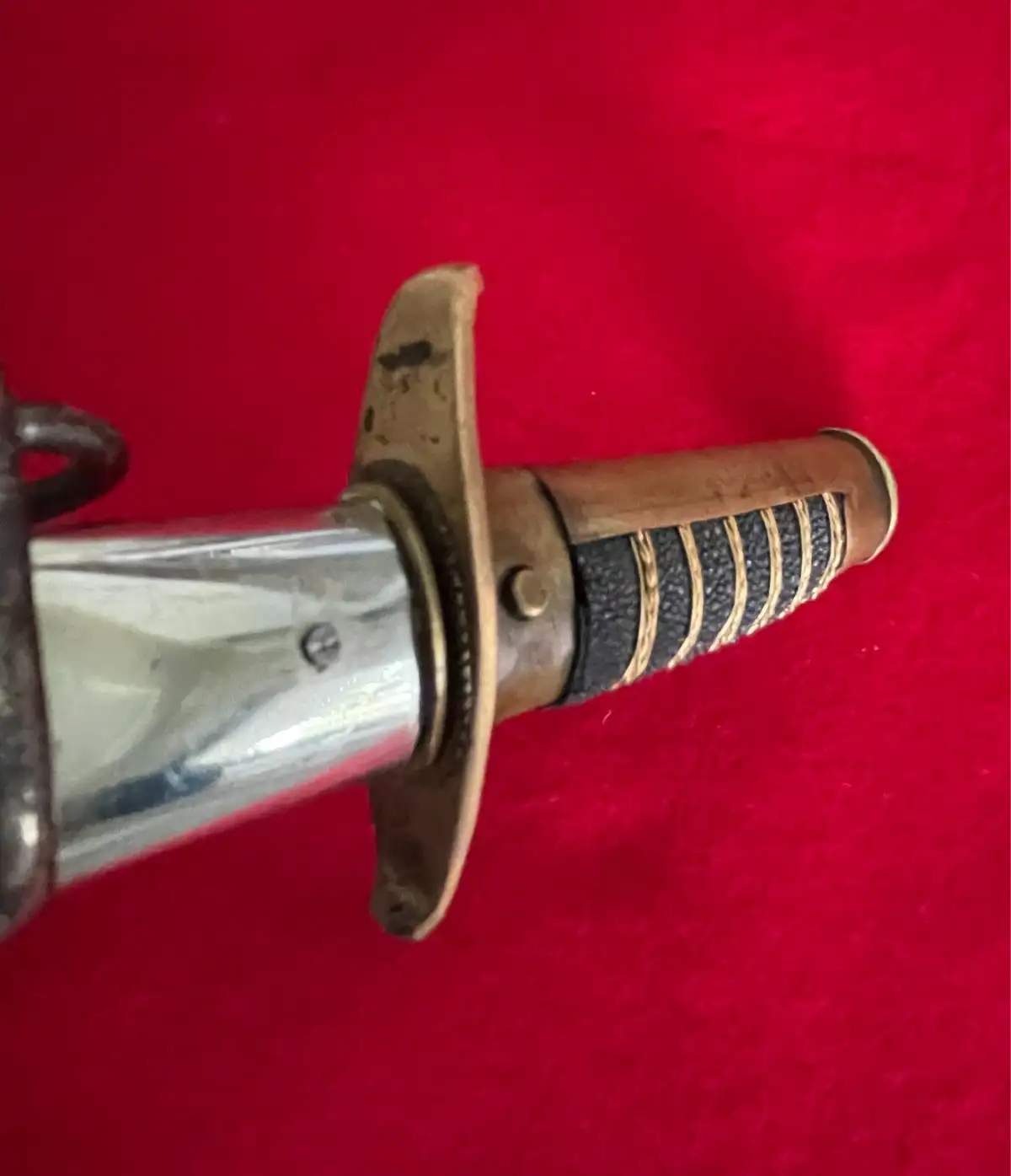 Original Japanese WW2 Police Tanto Dagger - View 5
