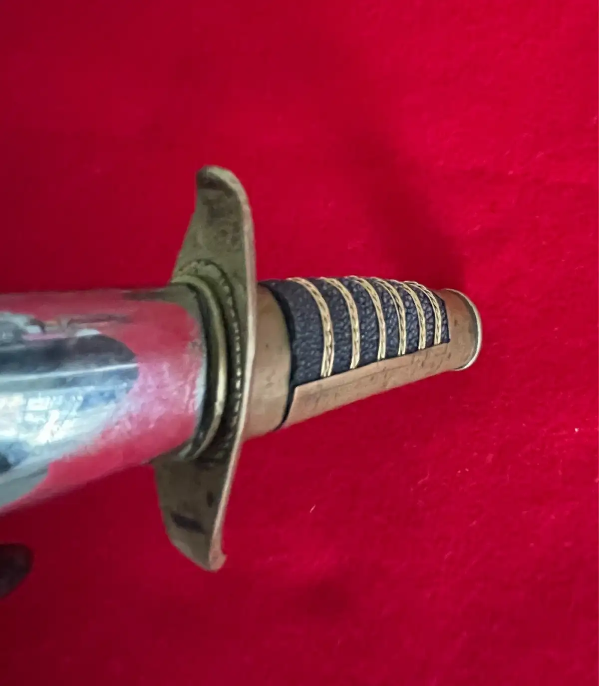 Original Japanese WW2 Police Tanto Dagger - View 6