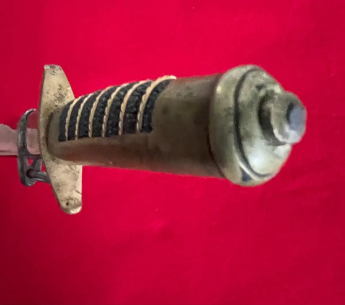 Original Japanese WW2 Police Tanto Dagger - View 9