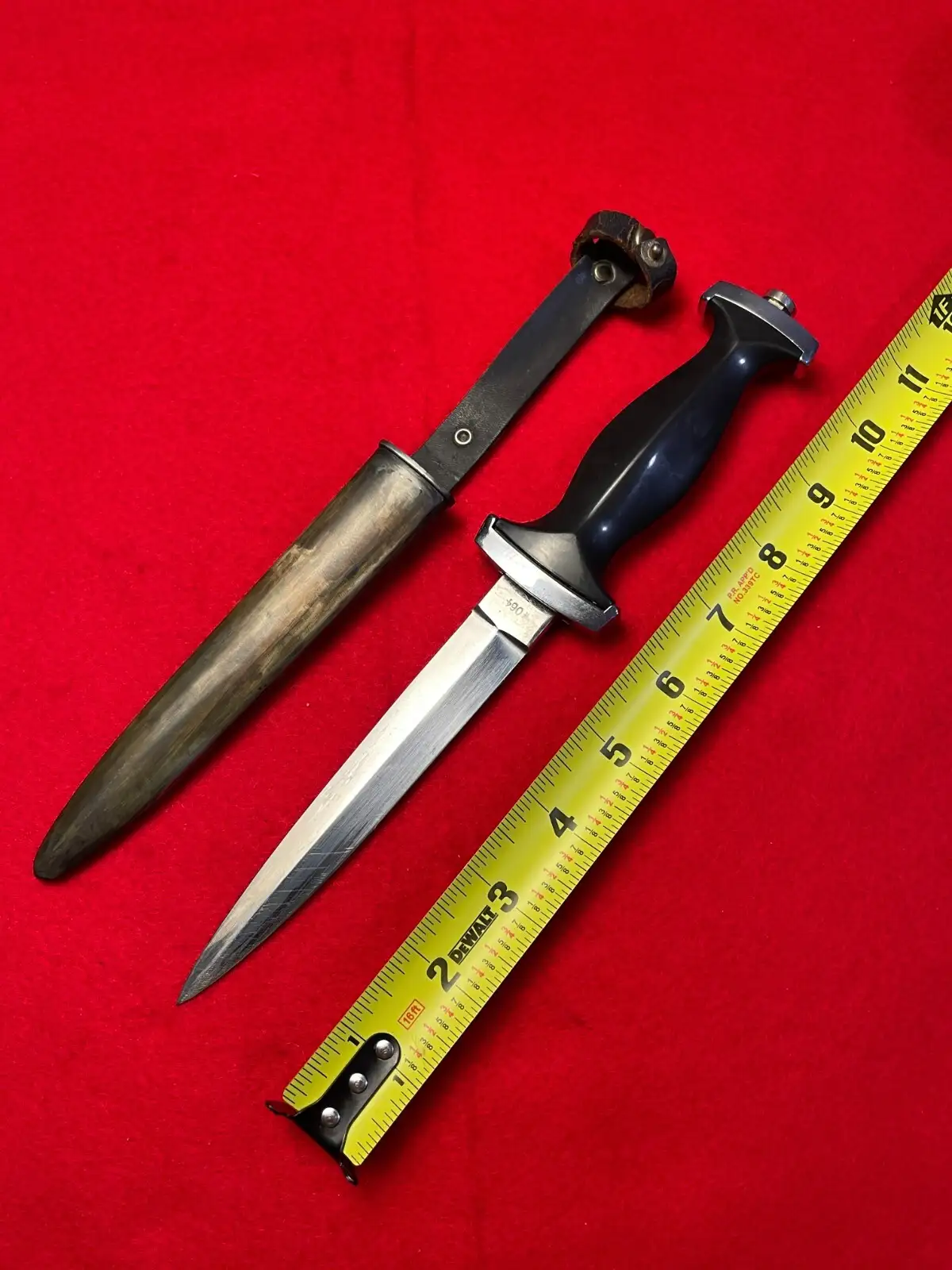 Original German Post-WW2 Boot Fighting Knife - View 3