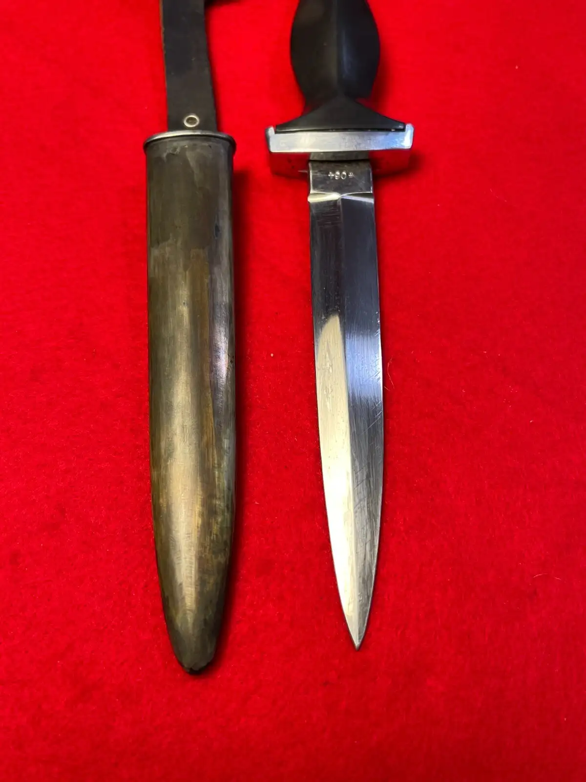 Original German Post-WW2 Boot Fighting Knife - View 6