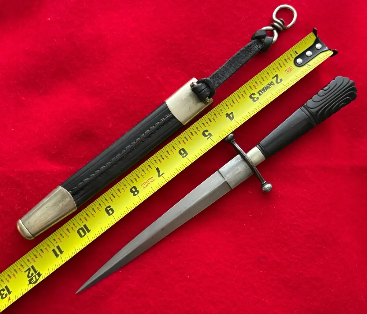 Original German S&K Solingen 1840s Dirk Dagger alternate view