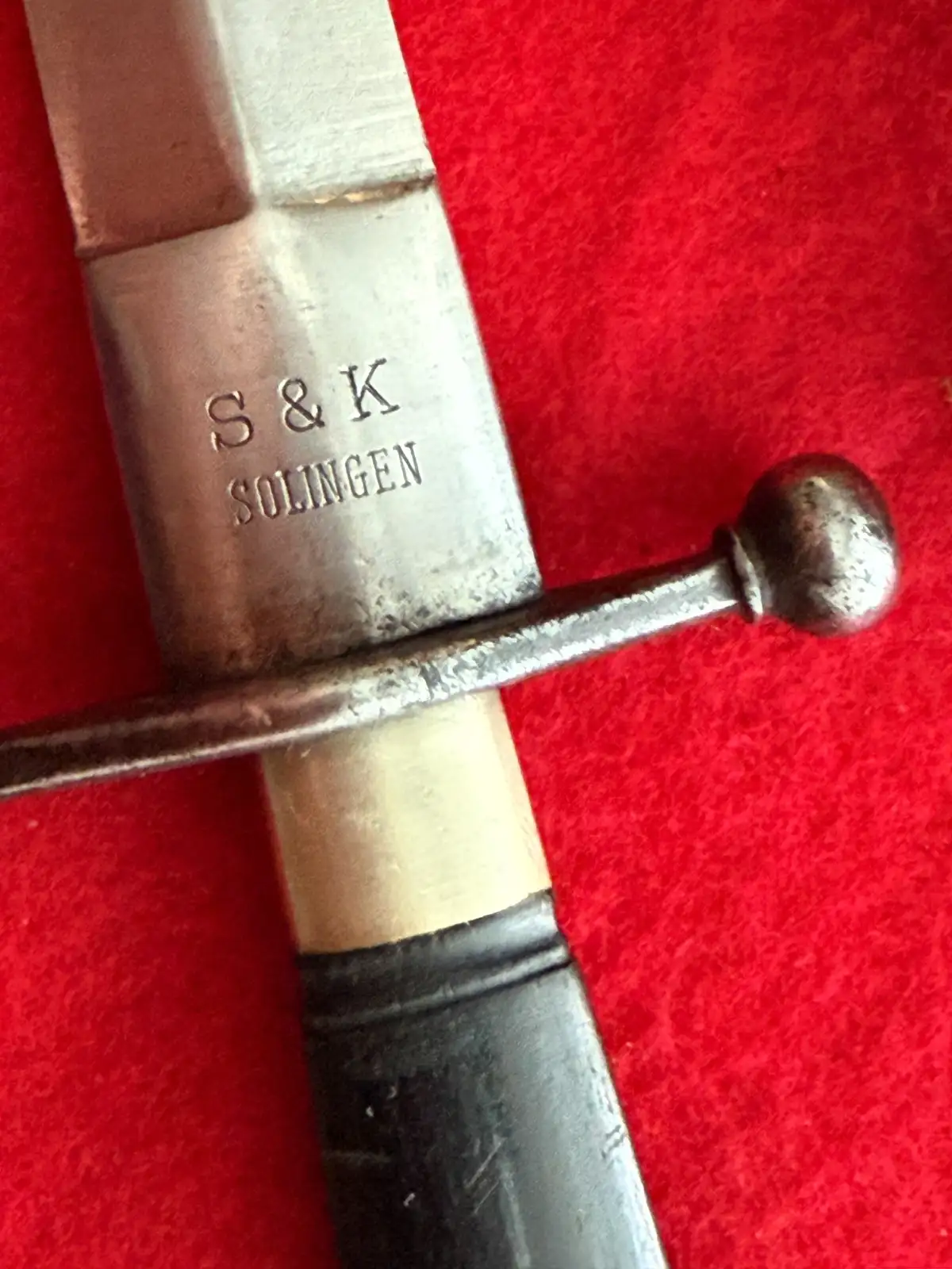 Original German S&K Solingen 1840s Dirk Dagger - View 5