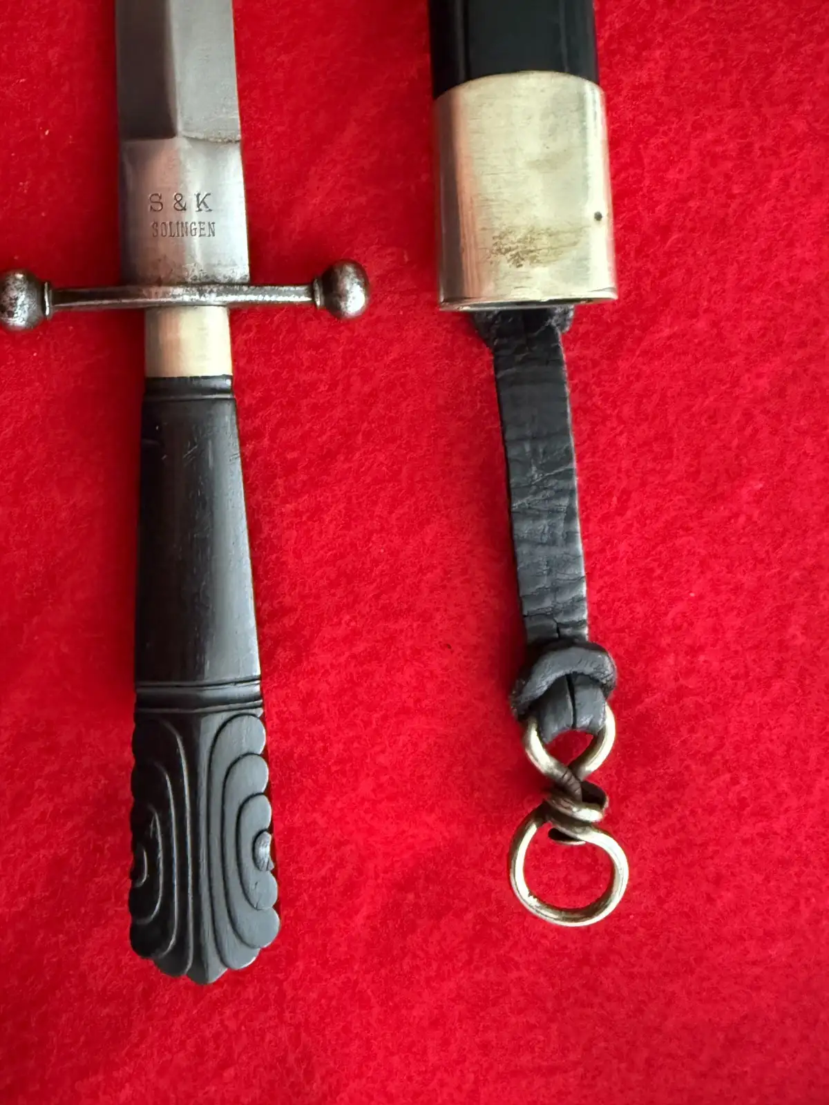 Original German S&K Solingen 1840s Dirk Dagger - View 6