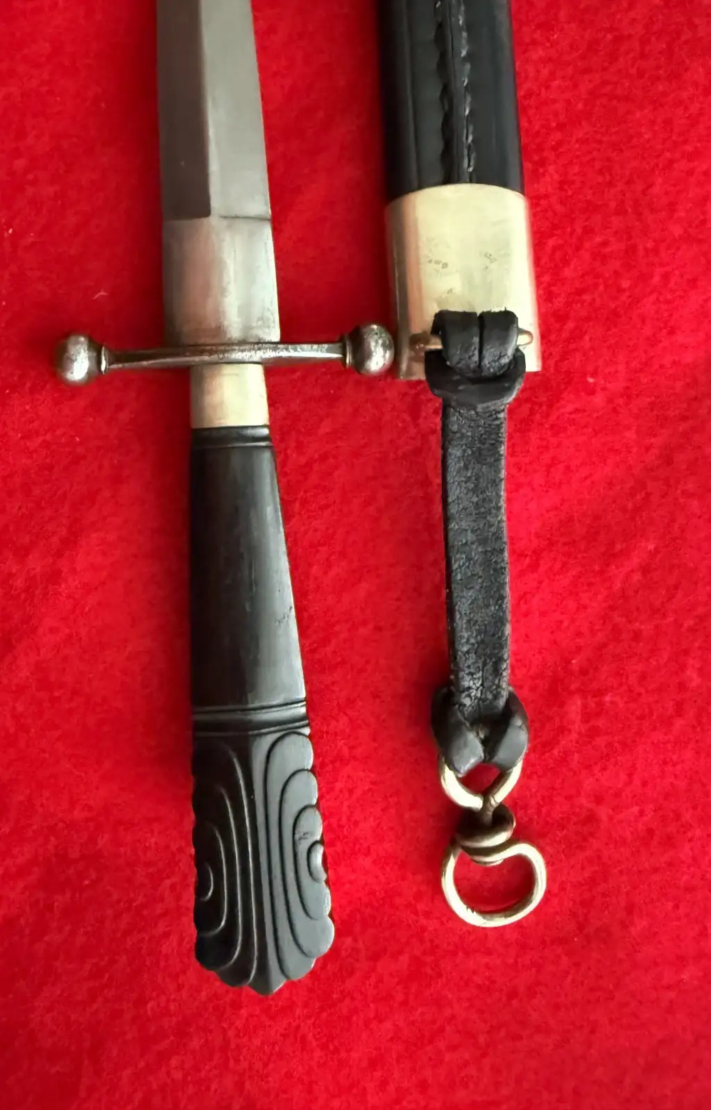 Original German S&K Solingen 1840s Dirk Dagger - View 7
