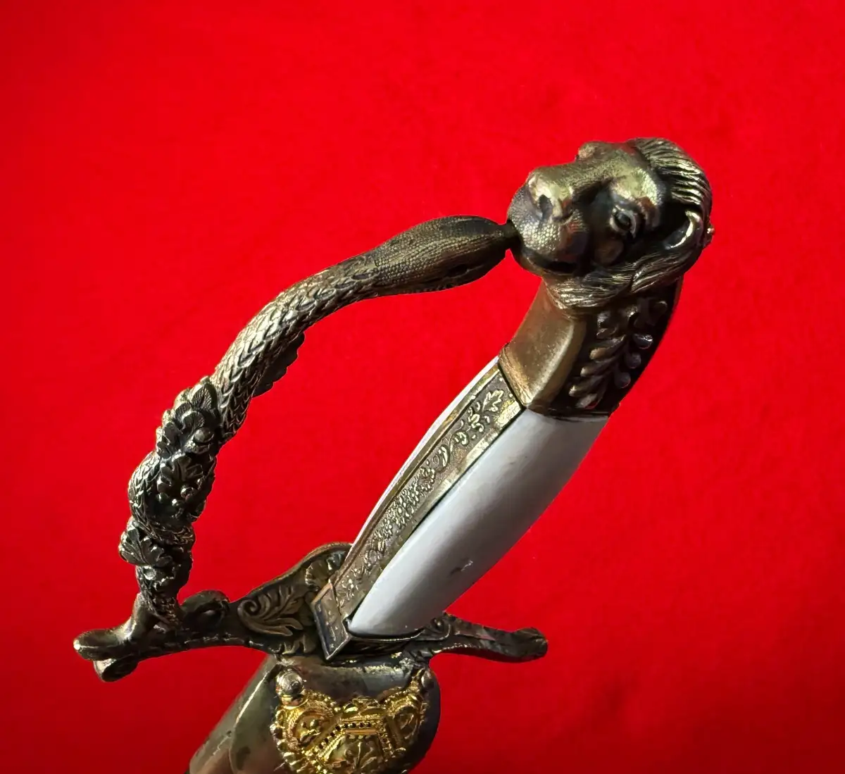 Original Austro-Hungarian Lionhead Court Sword - View 13