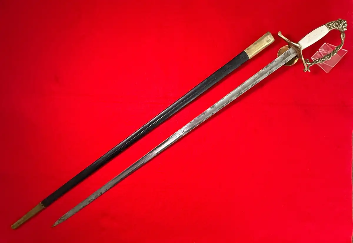 Original Austro-Hungarian Lionhead Court Sword - View 3