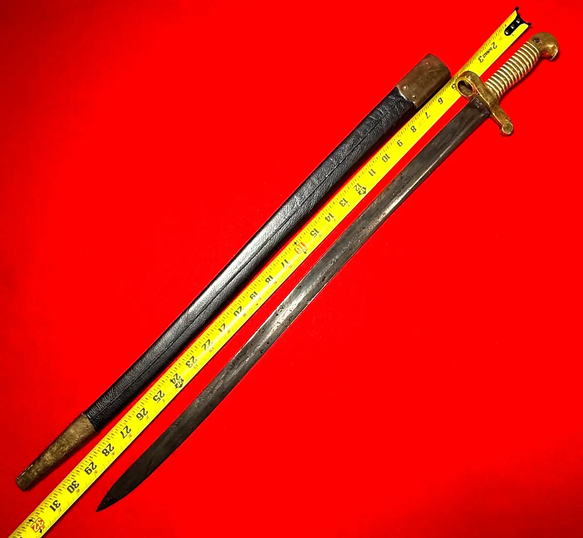 Original American Civil War Bayonet Short Sword alternate view