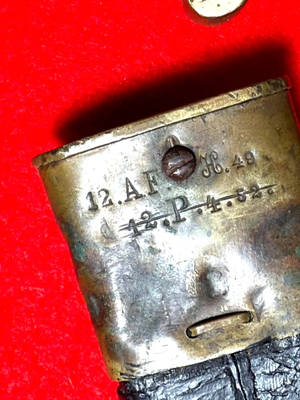 Original Very Rare German Antique 19 Century Short Sword - 11