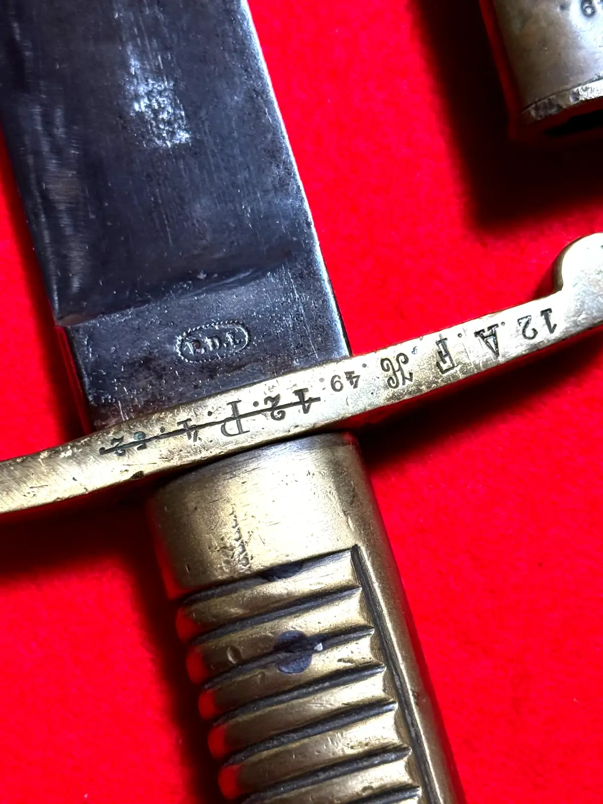 Original Very Rare German Antique 19 Century Short Sword - 12