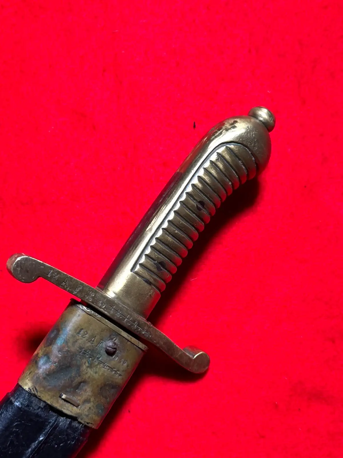 Original Very Rare German Antique 19 Century Short Sword - 14