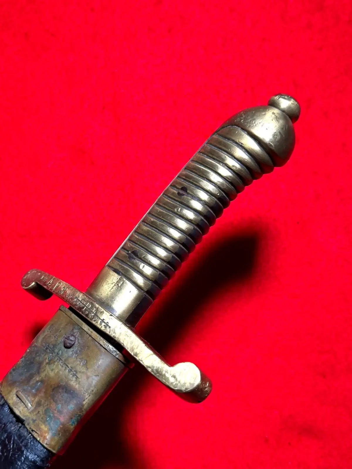 Original Very Rare German Antique 19 Century Short Sword - 16