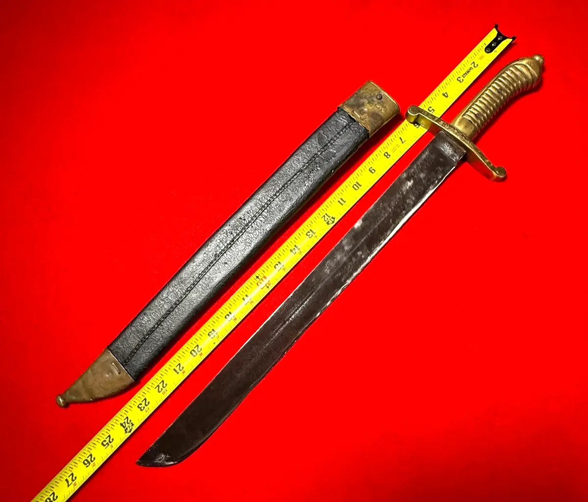Original Very Rare German Antique 19 Century Short Sword - 2