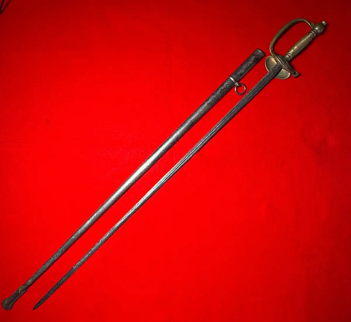 Original French M1872 Officer's Epee alternate view