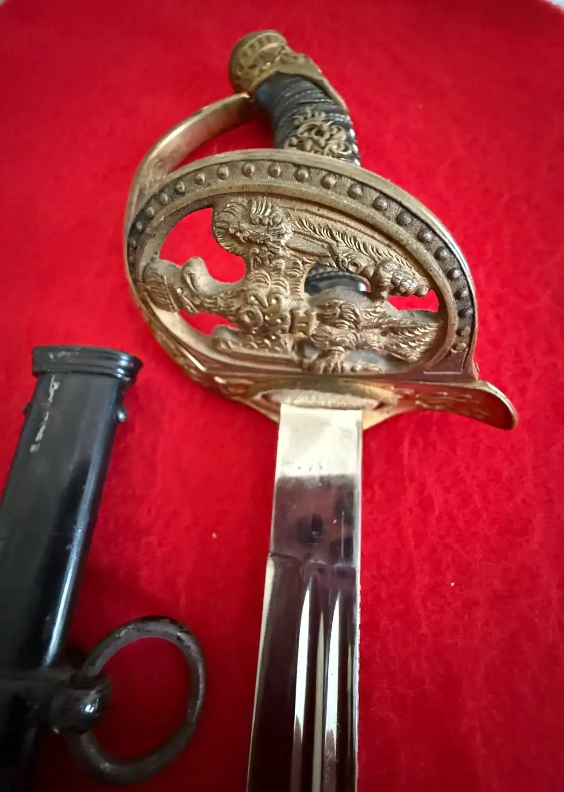 Original Prussian Imperial M1889 Officer Sword - View 9