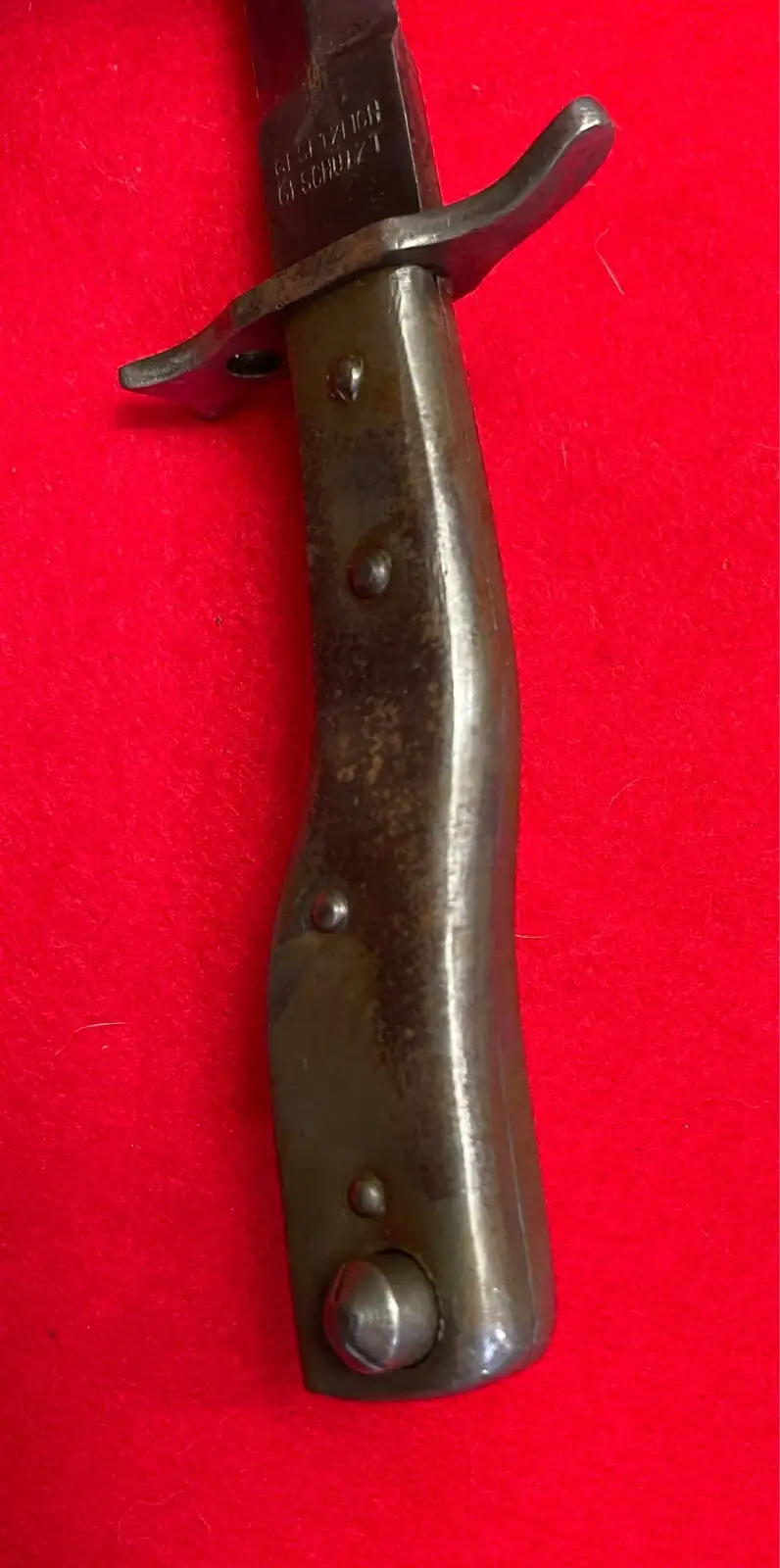 German WW1 M1915 Crank Handle Ersatz Bayonet - View 10