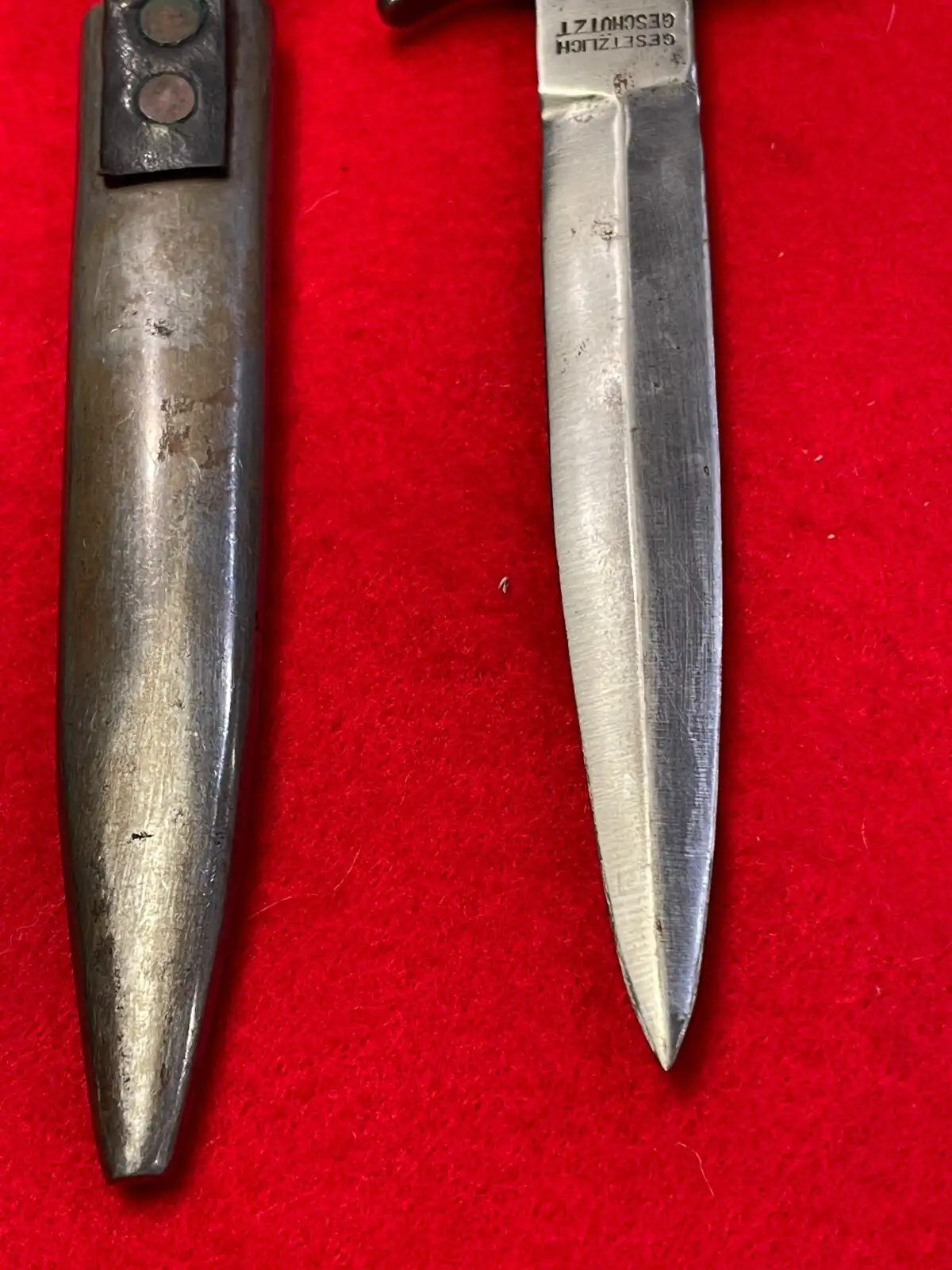 German WW1 M1915 Crank Handle Ersatz Bayonet - View 5